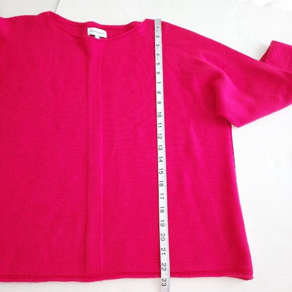 Bianco & Blu Merino Wool Cashmere Blend Pink Sweater Size Medium - Picture 7 of 9